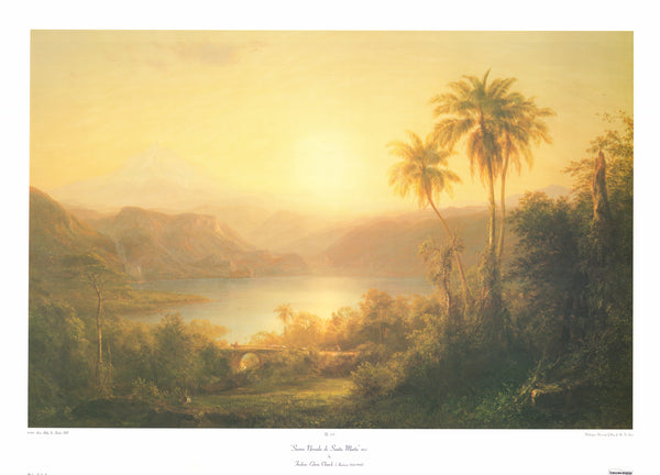 Sierra Nevada de Santa Marta, 1863 by Frederic Edwin Church - 26 X 36 Inches (Art Print)