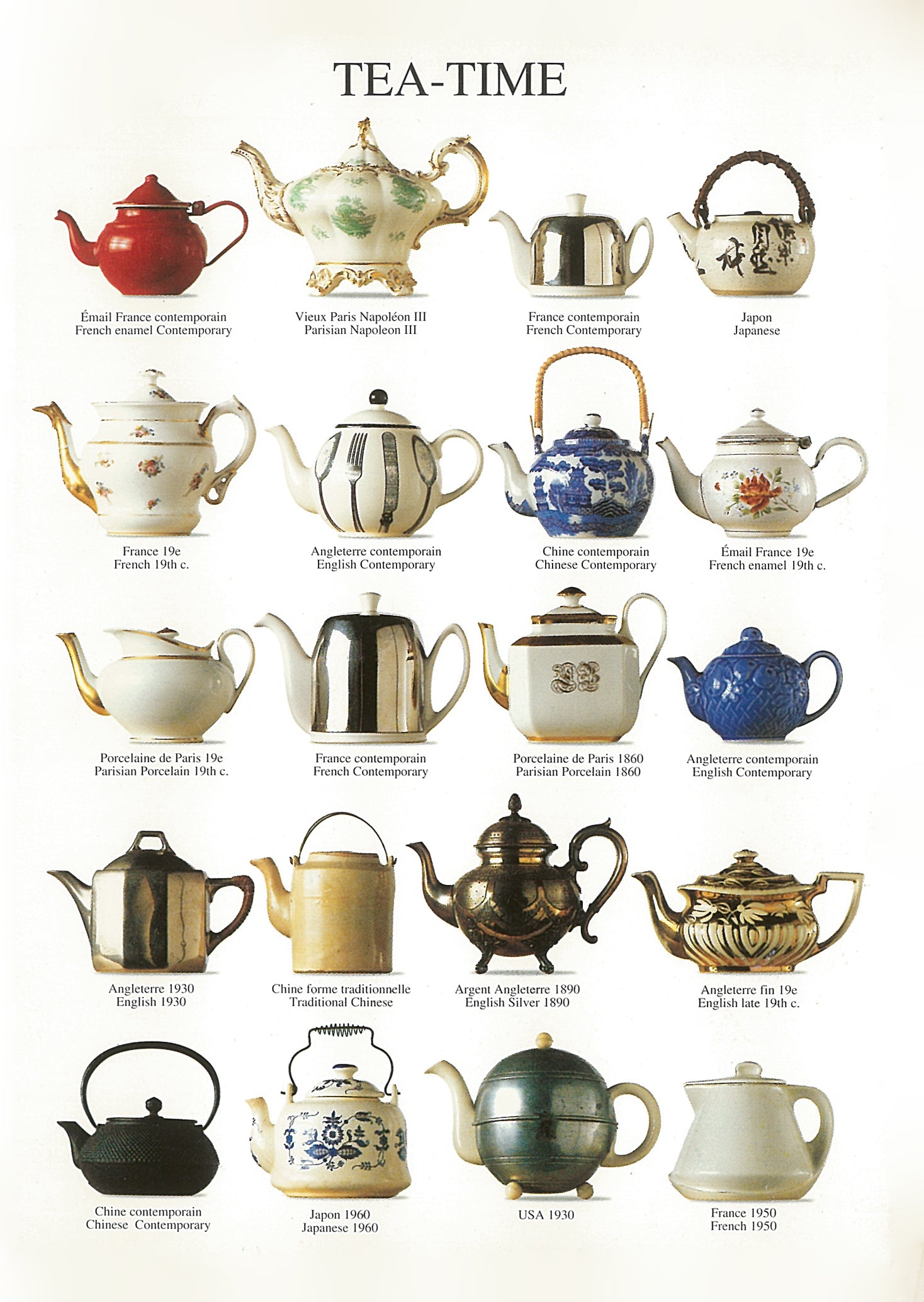 Tea-Time by Atelier Nouvelles Images - 5 X 7 Inches (Note Card
