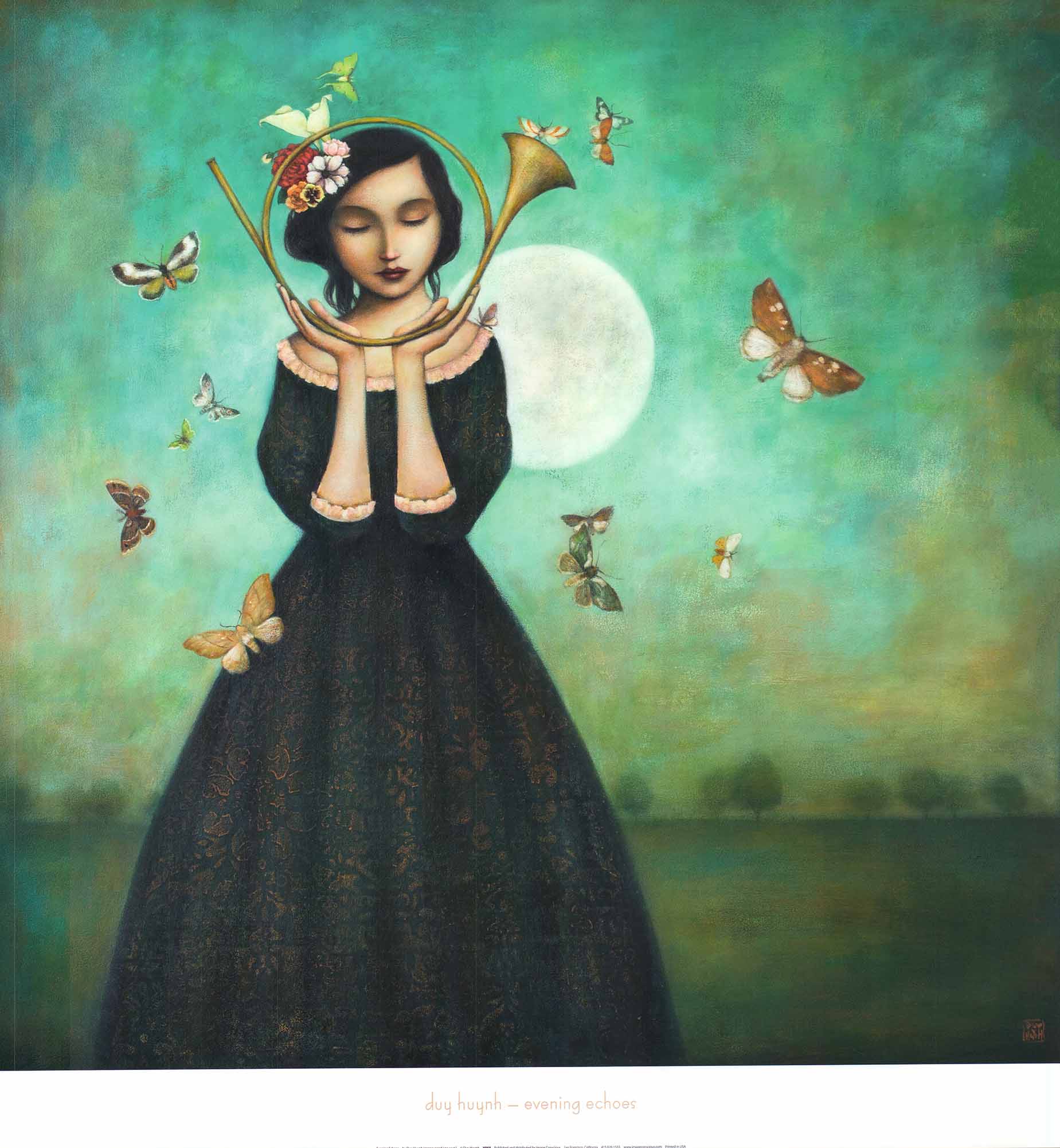 FRAMED Boundless in Bloom (Flower Dress) by Duy Huynh 26x26 Art Print