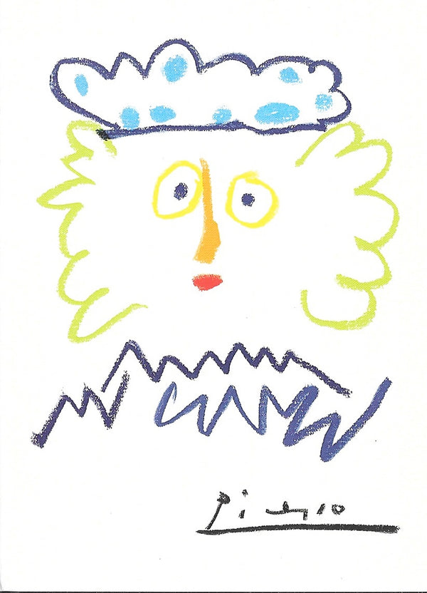 King Kagpha, 1960 by Pablo Picasso - 4 X 6 Inches (10 Postcards)
