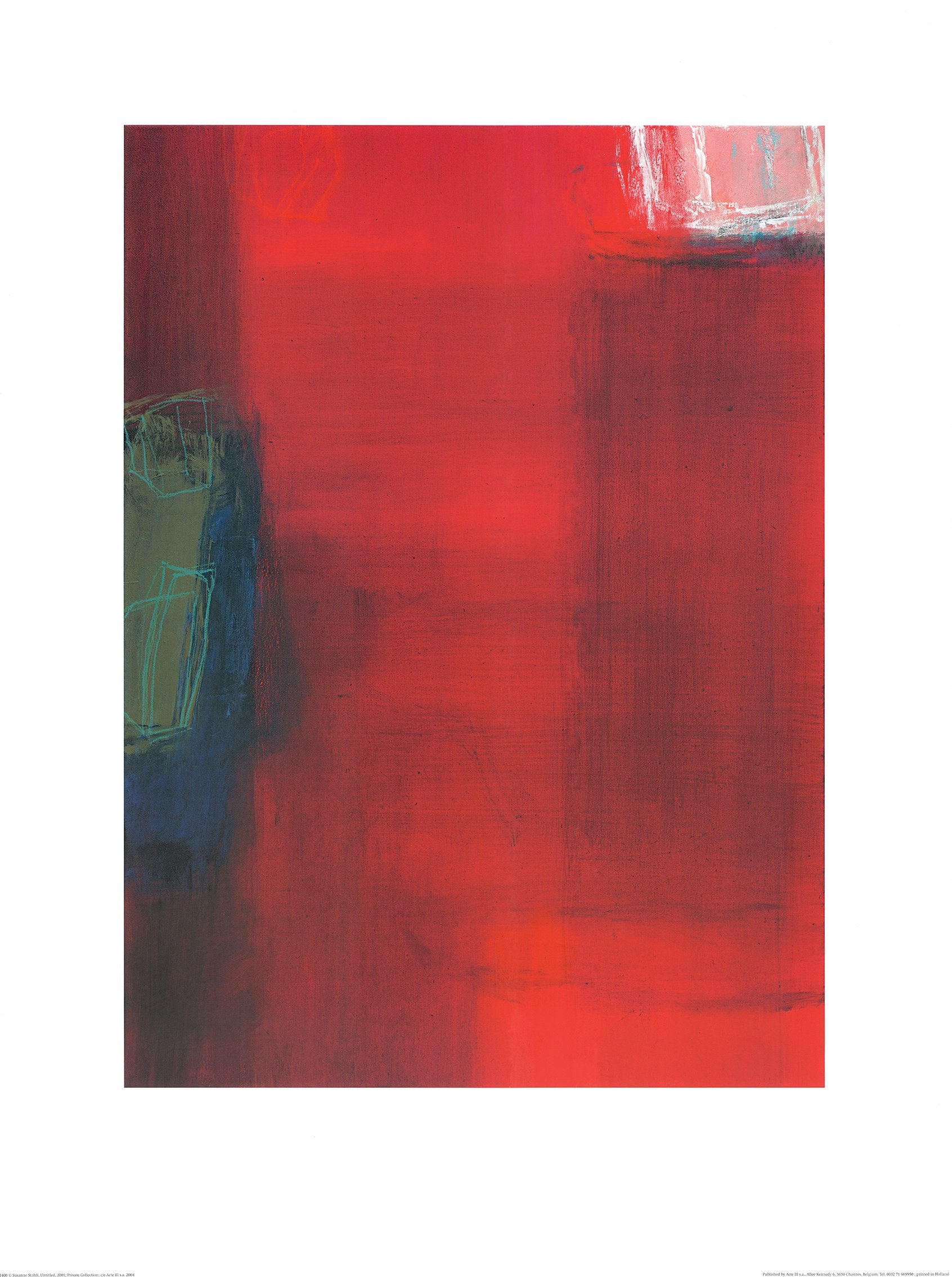 Untitled, 2001 by Susanne Stähli - 24 X 32 Inches (Offset 