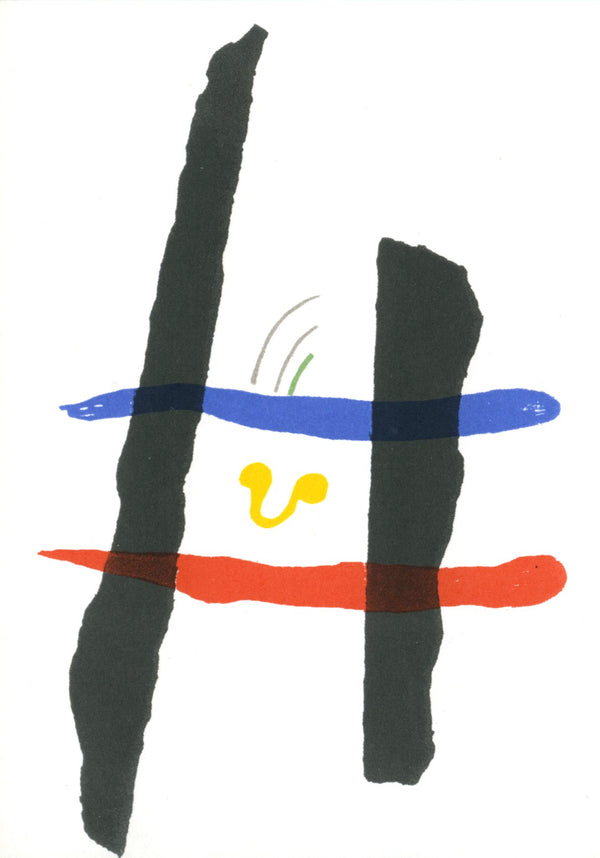 Bois gravé by Joan Miro - 4 X 6 Inches (10 Postcards)
