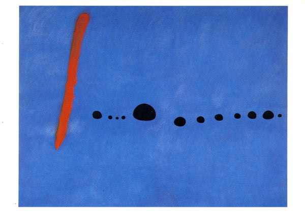 Bleu II by Joan Miro - 4 X 6 Inches (10 Postcards)