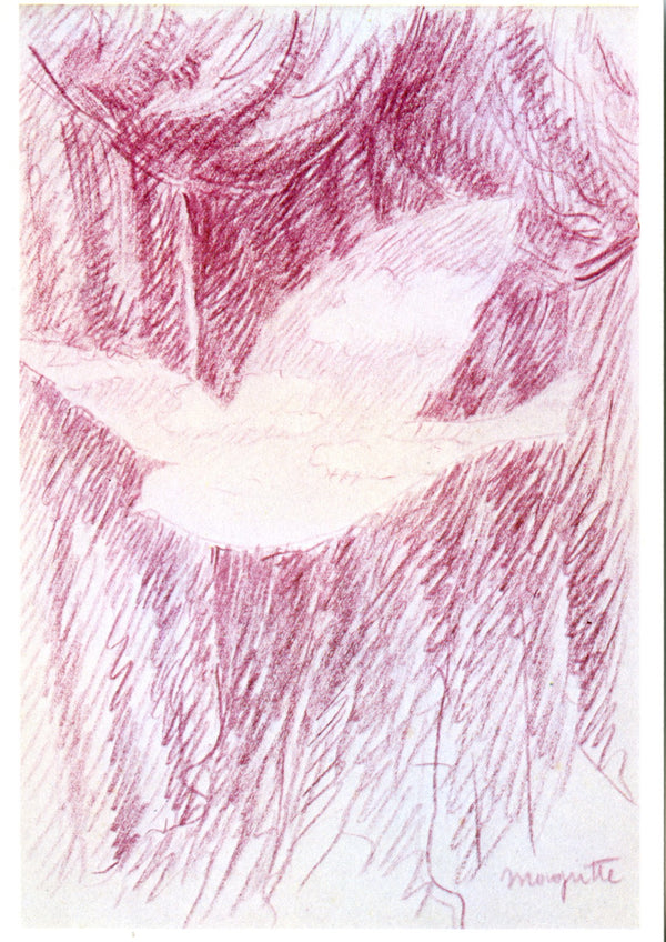 Crayon by René Magritte - 4 X 6 Inches (10 Postcards)