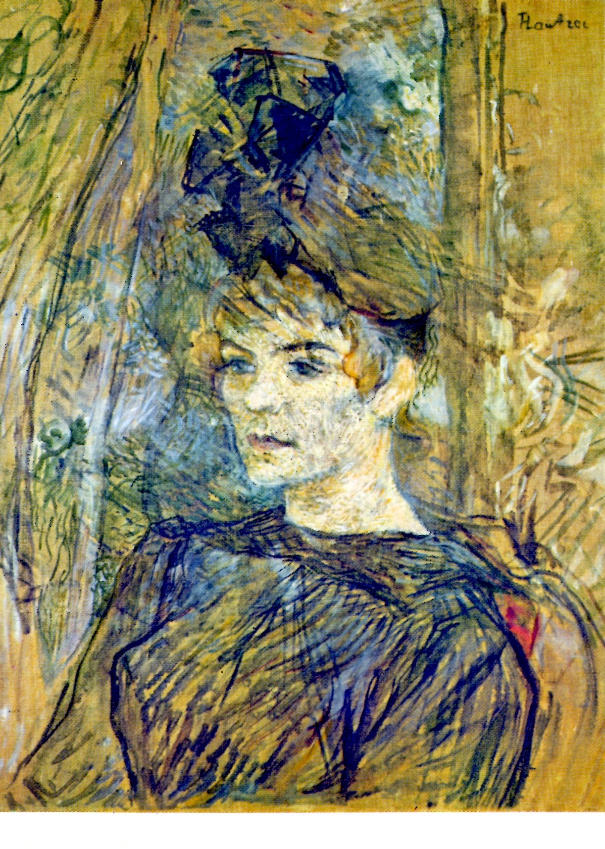 Portrait de Suzanne Valadon by Henri de ToulouseLautrec 4 X 6 Inche
