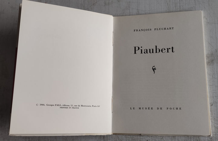 Piaubert by François Pluchart (Vintage Softcover Book 1966)