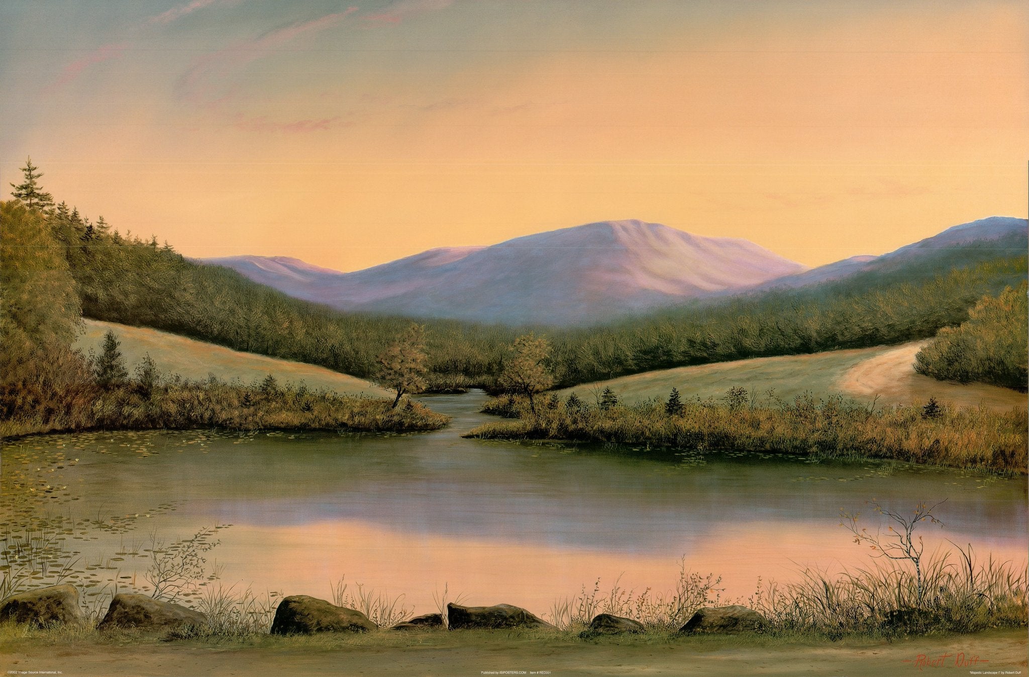 Majestic Landscape I By Robert Duff - 24 X 36 Inches (art Print 