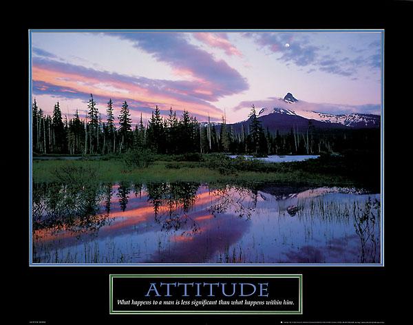 Attitude - 22 X 28 Inches (Art Print)
