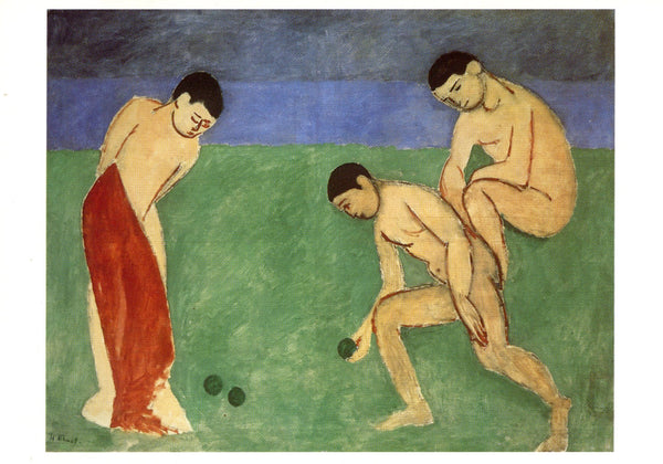 Les joueurs de boules, 1908 by Henri Matisse - 4 X 6 Inches (10 Postcards)