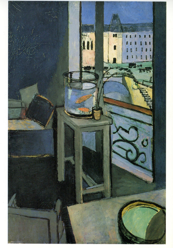 Intérieur, bocal de poissons rouge, 1914 by Henri Matisse - 4 X 6 Inches (10 Postcards)