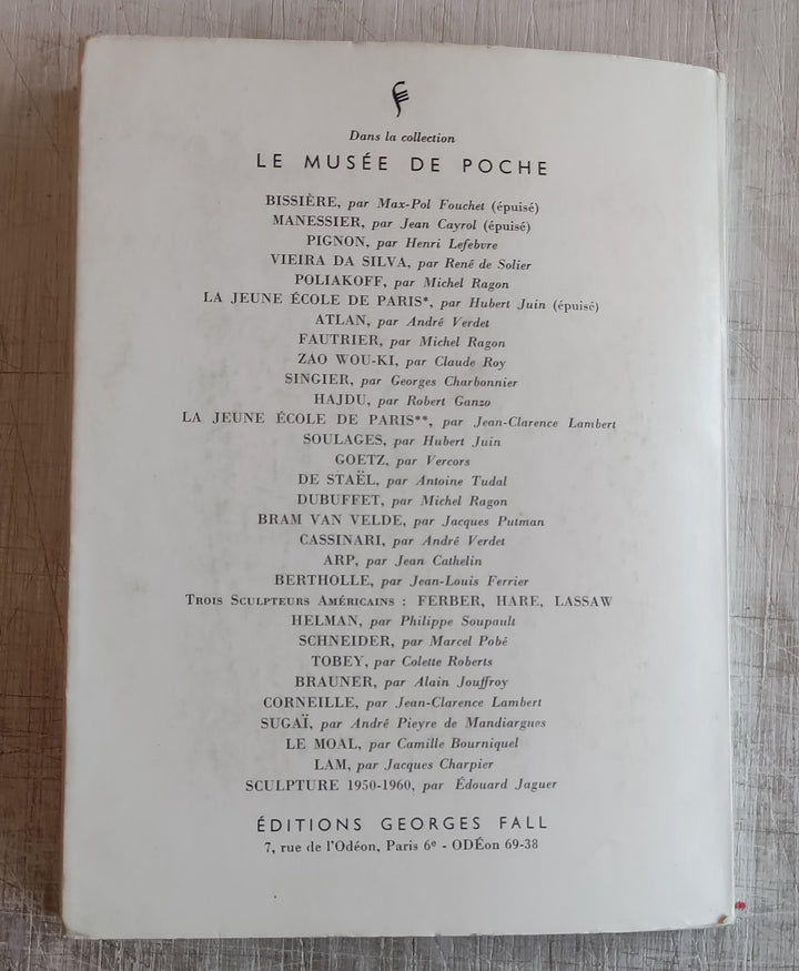 Léon Zack by Pierre Courthion (Vintage Softcover Book 1961)