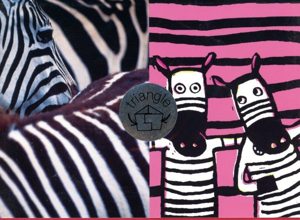 Zebras by Andrée Prigent (Triangle) - 5 X 7" (Mobile Greeting Card)