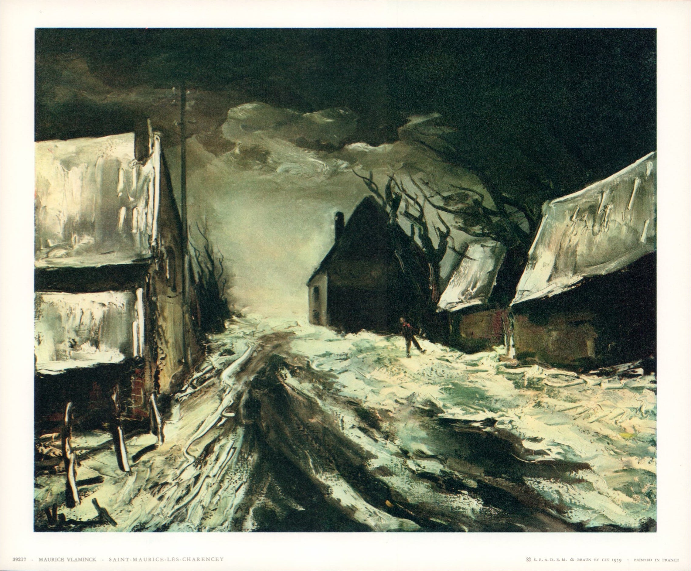 Saint-Maurice-lès-Charencey by Maurice de Vlaminck - 10 X 12
