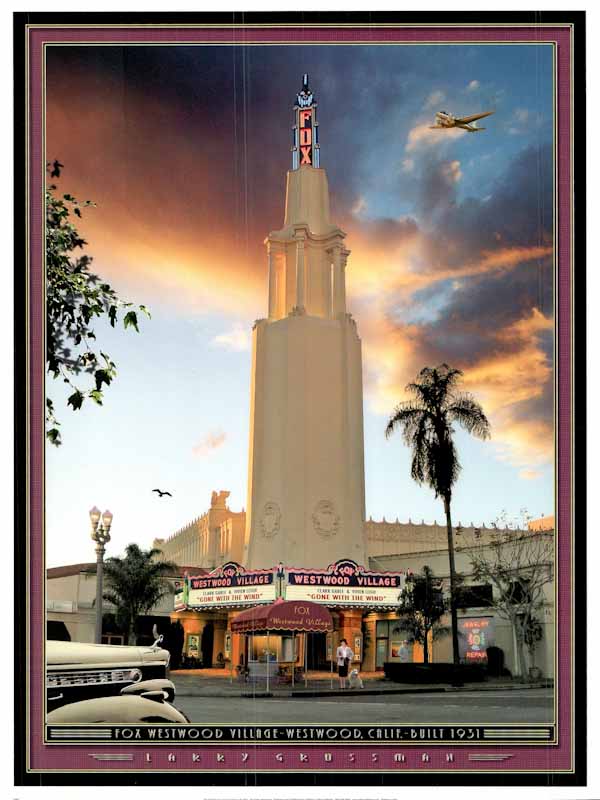 Fox Theatre Westwood Village For sale as Framed Prints, Photos