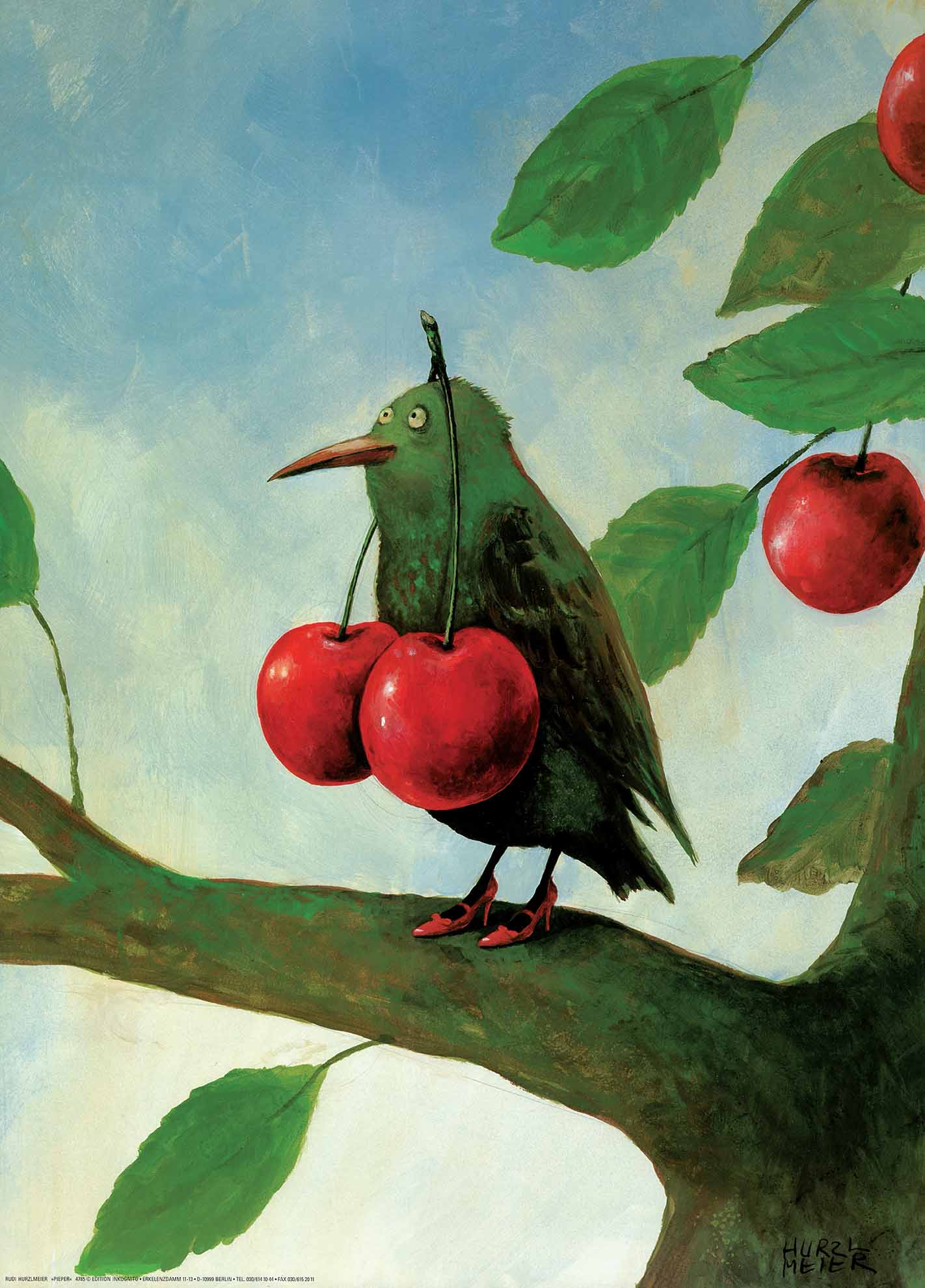 Pieper by Rudi Hurzlmeier - 20 X 28 Inches (Offset Lithograph