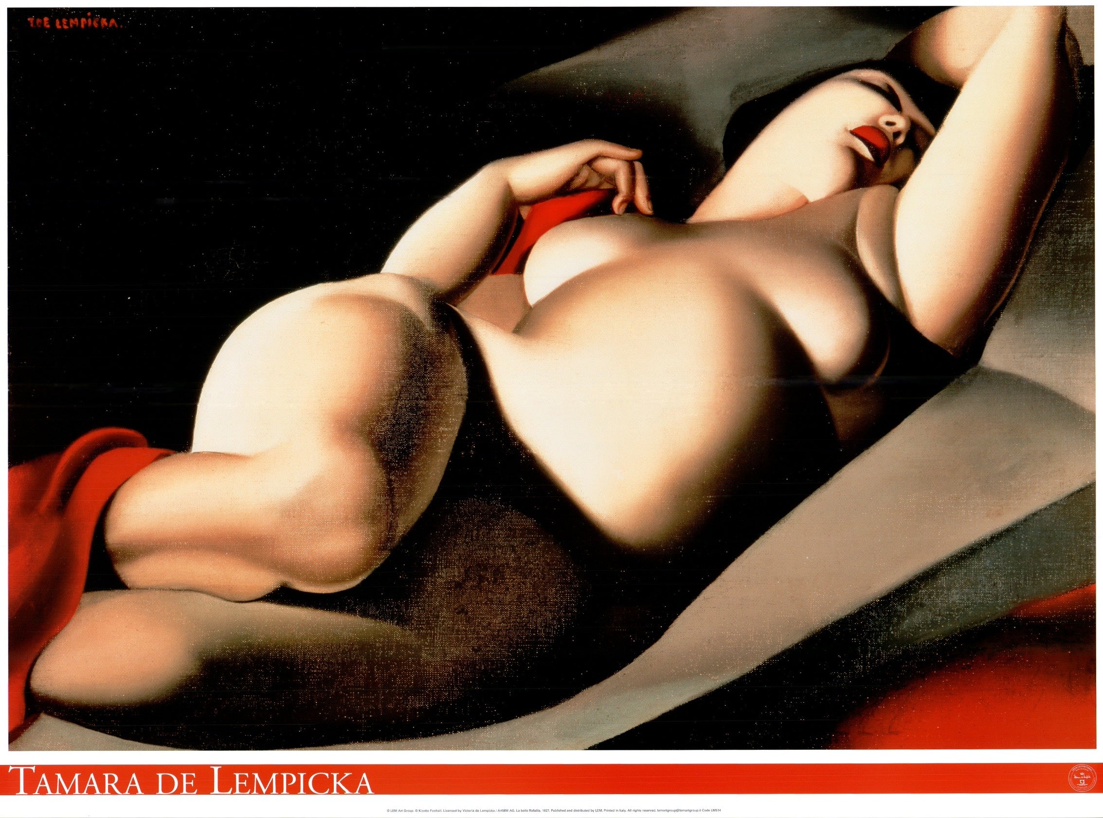 The Beautiful Rafaela, 1927 by Tamara de Lempicka - 24X32