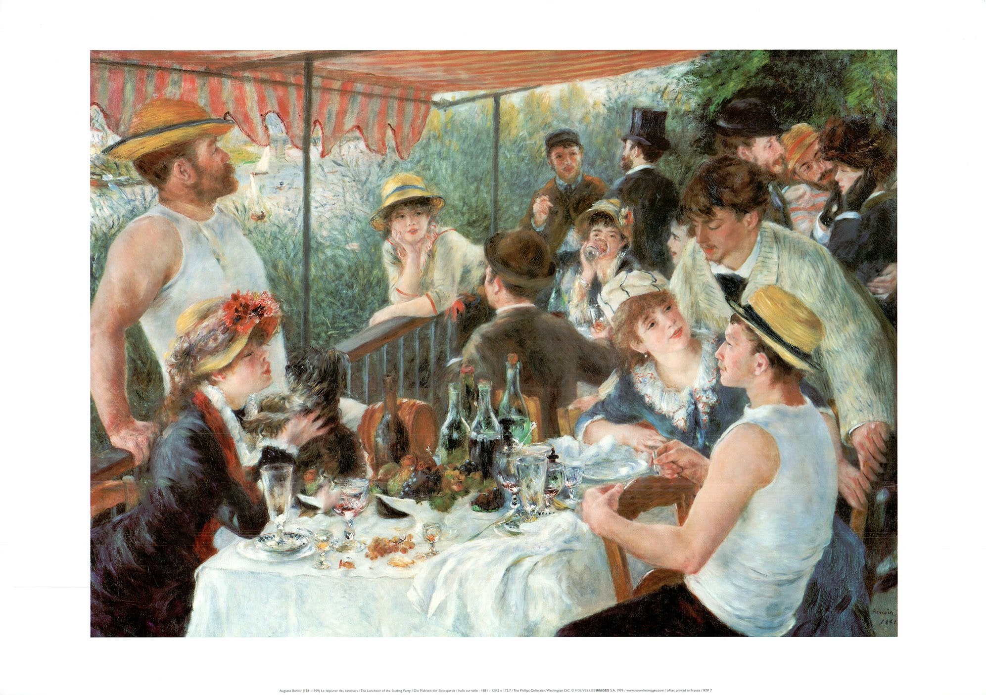 The Luncheon of the Boating Party, 1881 by Renoir - 20 X 28
