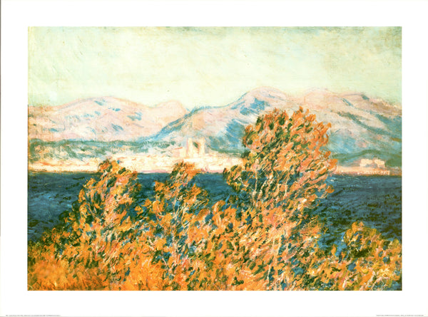Antibes, View of the Cap, Mistral Wind, 1888 by Claude Monet - 24 X 32 Inches (Art Print)