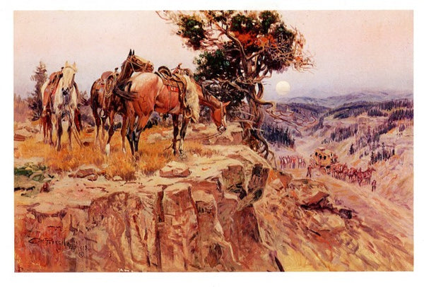 Innocent Allies by Charles M. Russell - 5 X 7 Inches (Western Greeting Card)
