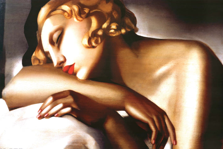 The Sleeper by Tamara de Lempicka - 24 X 36 Inches (Art Print)