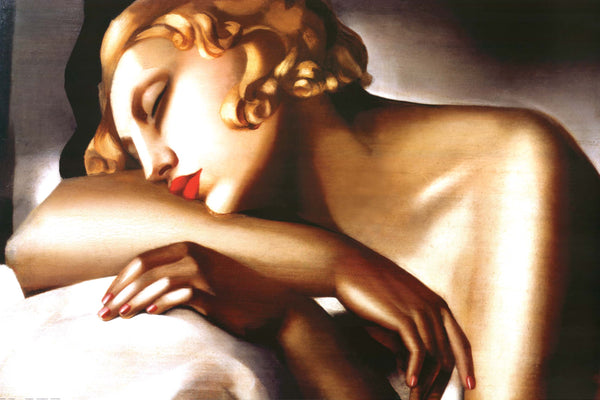 The Sleeper by Tamara de Lempicka - 24 X 36 Inches (Art Print