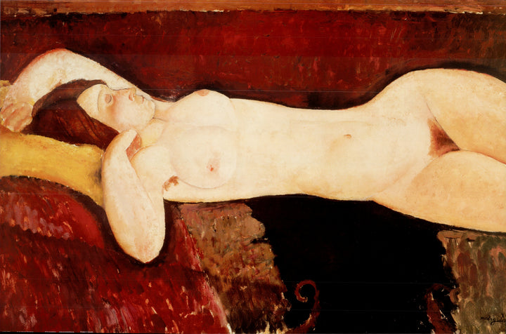 Nude woman reclining - 24 X 36 Inches (Art Print)