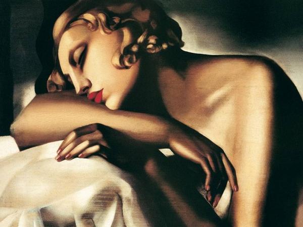 The Sleeper, 1931-32 by Tamara de Lempicka - 36 X 46 Inches (Art Print)
