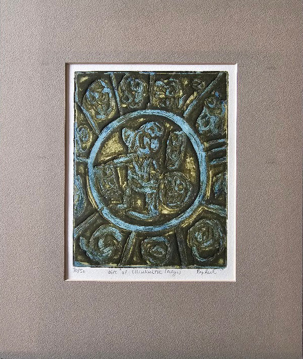 Disk of Chinkultic by Raphael - 10 X 11 Inches (Etching, Embossed with a Matte) 30/50