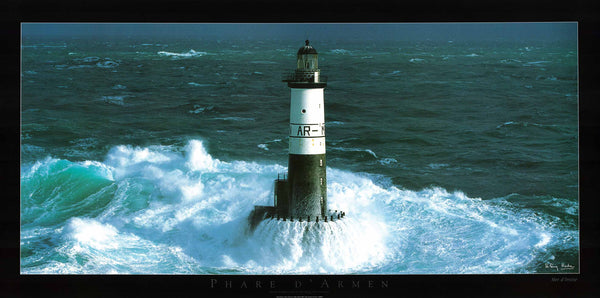 Phare d'Armen by Valery Hache - 20 X 40 Inches (Art Print)