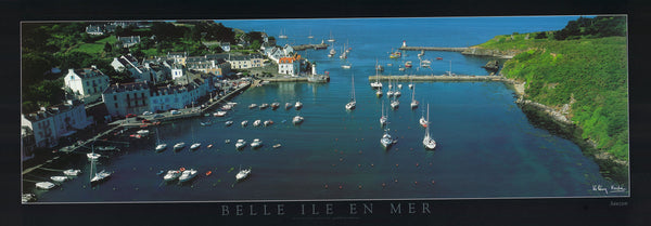 Belle-ile-en-Mer - Sauzon by Valery Hache - 13 X 38 Inches (Art Print)