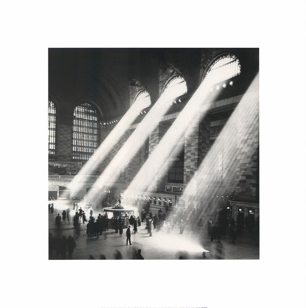 Grand Central Station by New York Collection - 16 X 16 Inches (Vintage Art Print)