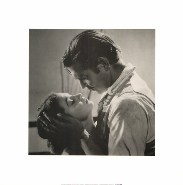 Clark Gable & Viviene Leigh Gone With the Wind - 16 X 16 Inches (Art Print)