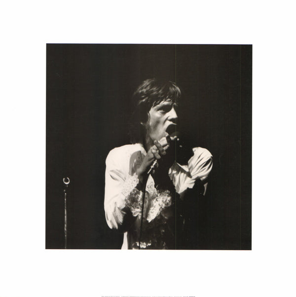 Mick Jagger by Guy Le Querrec - 16 X 16 Inches (Art Print)