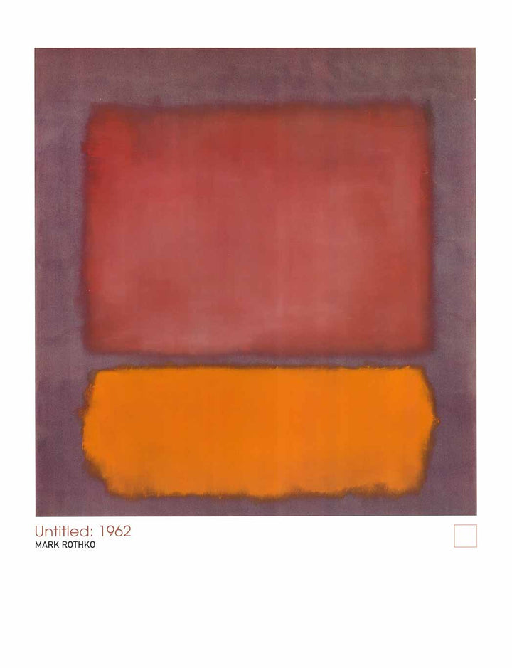 Untitled, 1962 by Mark Rothko - 24 X 32 Inches (Art Print)