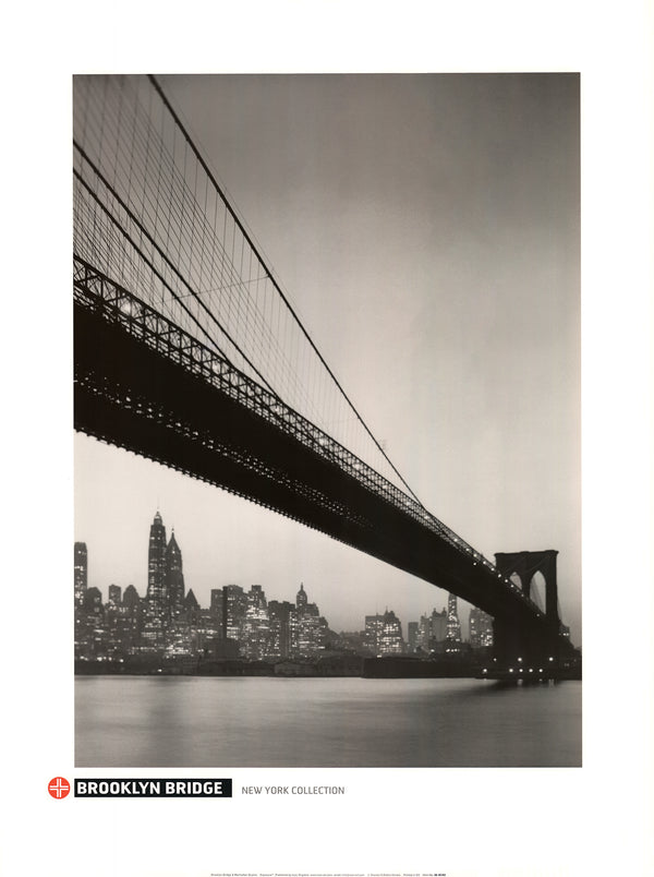Brooklyn Bridge by New York Collection - 24 X 32 Inches (Art Print)