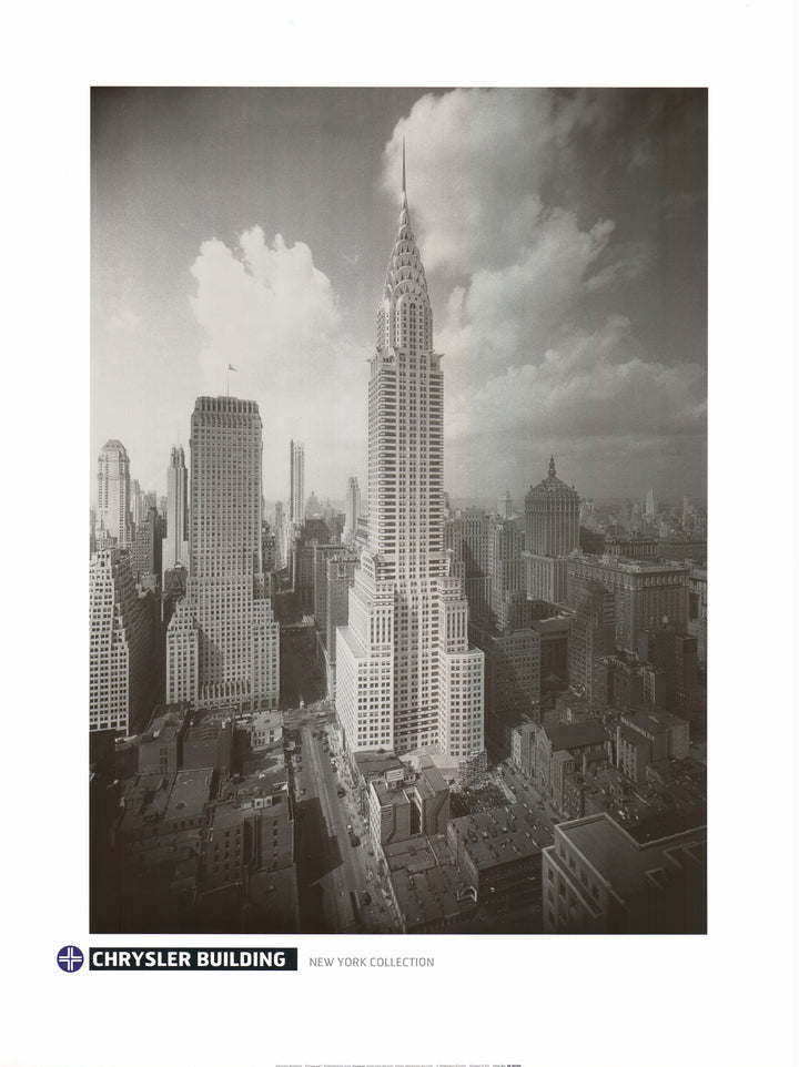 Chrysler Building by New York Collection - 24 X 32 Inches (Offset Lithograph)