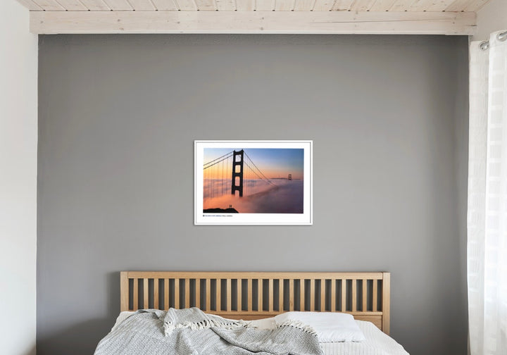 Golden Gate Bridge by Paul Harris - 24 X 32 Inches (Art Print)