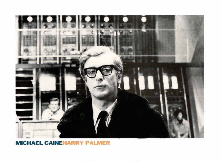 Michael Caine as "Harry Palmer" - 24 X 32 Inches (Art Print)
