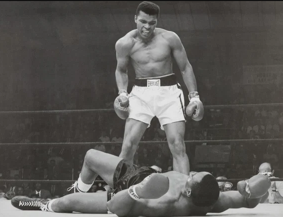 Muhammad Ali vs. Sonny Liston, 1965 - 24 X 32 Inches (Art Print)
