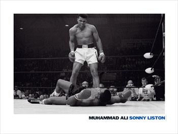 Muhammad Ali vs. Sonny Liston, 1965 - 24 X 32 Inches (Art Print)