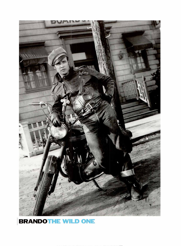 Marlon Brando "The Wild One" - 24 X 32 Inches (Art Print)