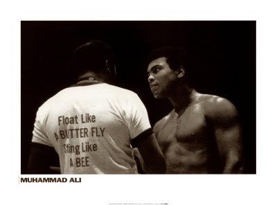 Muhammad Ali "Float like a Butterfly" - 24 X 32 Inches (Art Print)