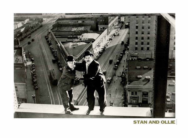 Laurel & Hardy by Stan & Ollie - 24 X 32 Inches (Art Print)