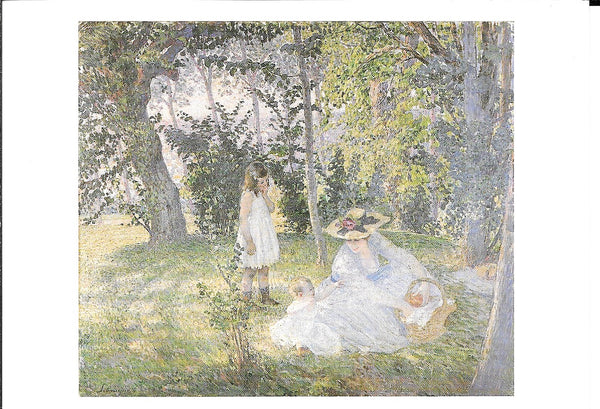 A Snack on the Grass by Henri Lebasque - 4 X 6 Inches (10 Postcards)