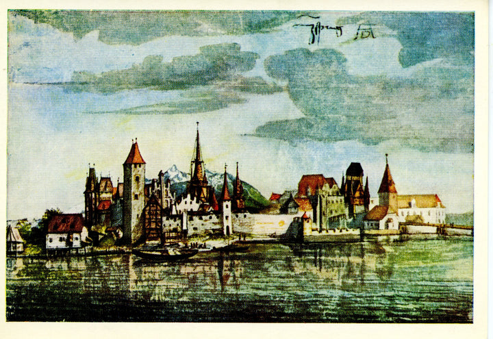 Innsbruck mit dem Blick auf den Patscherkofel by Albrecht Dürer - 4 X 6 Inches (10 Postcards)