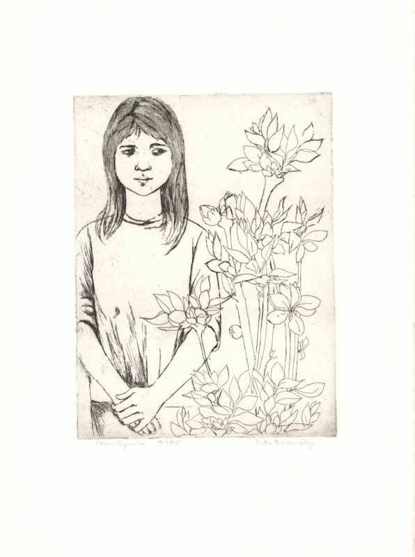 New Spring by Rita Briansky - 11 X 15 Inches (Etching Numbered & Signed) 33/75