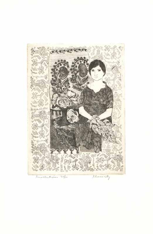 Recollections by Rita Briansky - 15 X 23 Inches (Etching Numbered & Signed) 37/50
