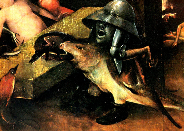 Kopffubler und Fisch aus by Hieronymus Bosch - 4 X 6 Inches (10 Postcards)