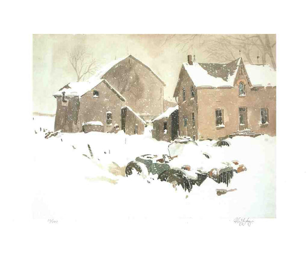 Canadian Winter by Arto Yuzbasiyan - 17 X 21 Inches (Lithograph Numbered & Signed) 30/500