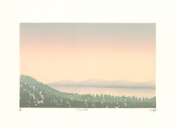 Pine Lake by Cecilia Davila - 18 X 25 Inches (Litho, Numbered & Signed) 42/100